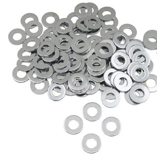 Chrome Flat Washers 5/16 inch Inner Diameter fits Harley Davidson