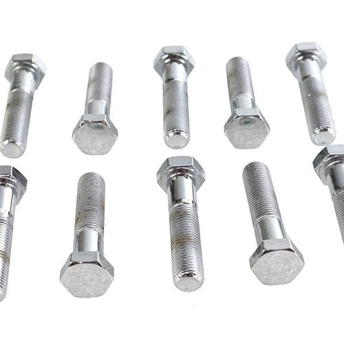 Hex Cap Bolts Chrome 3/8 inch x 1-3/4 for Harley-Davidson