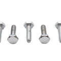 Hex Cap Bolts Chrome 1/4 inch x 7/8 inch for Harley-Davidson