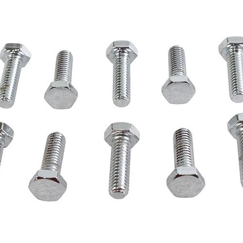 Hex Cap Bolts Chrome 5/16 inch x 1 inch for Harley-Davidson