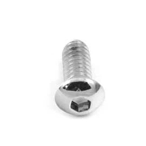 Allen Button Head Screws Chrome 1/4 inch X 1-3/4 inch fits Harley Davidson