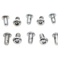 Allen Button Head Screws Chrome 1/4 inch X 1/2 inch for Harley-Davidson