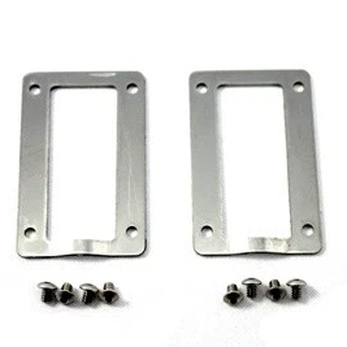 Polished Stainless Steel Rear Axle Protector Plates for Harley-Davidson