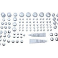 Wyatt Gatling Chrome Bolt Cap 105 Piece Cover Kit for Harley-Davidson