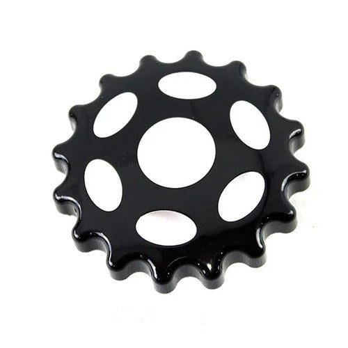 Sprocket Gas Cap Non-Vented Black for Harley-Davidson