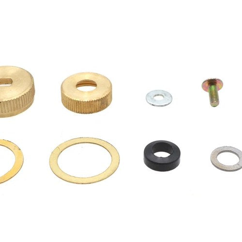 Petcock Shut Off Knob and Collar Set for Harley-Davidson