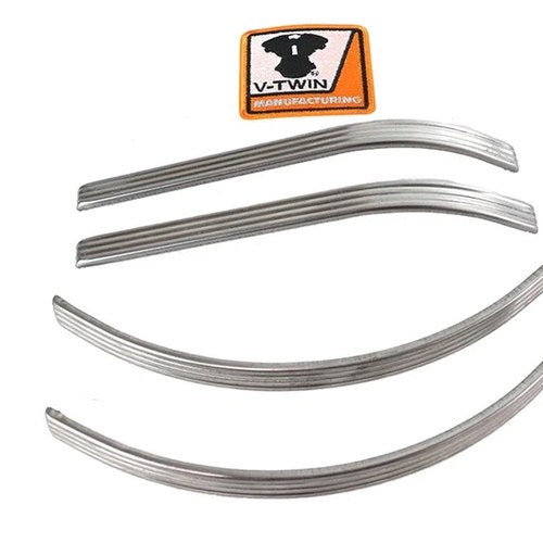 Knucklehead Tank Stainless Steel Trim Set 1940-46 for Harley-Davidson