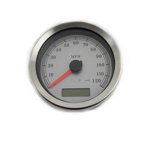 Programmable Gauge with Silver Face for Harley-Davidson