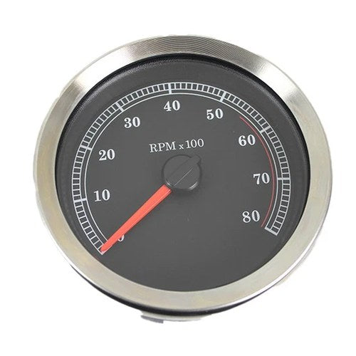 4 inch Black Electronic Tachometer for Harley-Davidson