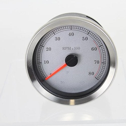 4 inch Silver Electronic Tachometer for Harley-Davidson