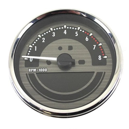 Aee 5 inch Dakota Style Speedometer Black for Harley-Davidson