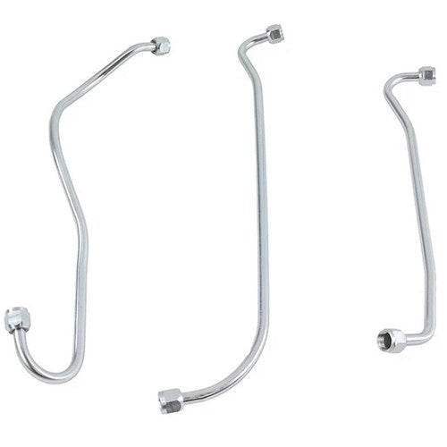 U/UL Oil Line Set Zicad Plated for Harley-Davidson