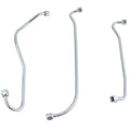 U/UL Oil Line Set Zicad Plated for Harley-Davidson