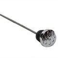 Chrome Oil Fill Dipstick Flame for Harley-Davidson