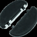 Bikers Choice For 82-20 Flh Flt 86-17 Flst Black Half-Moon Floorboard Kit