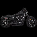 Vance & Hines For HD Sportster 04-22 Mini Grenades Black Pcx Full System