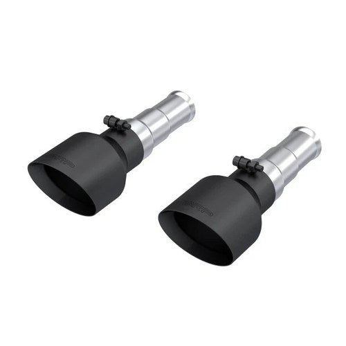 Mbrp For 19-24 Ram 1500 5.7L Hemi 3in Inlet 5in OD Dual Wall Angle Cut T304 Blk