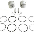 Motorshop Replica 74 Inch Overhead Valve Piston Set For 3-7/16 Inch .030 O