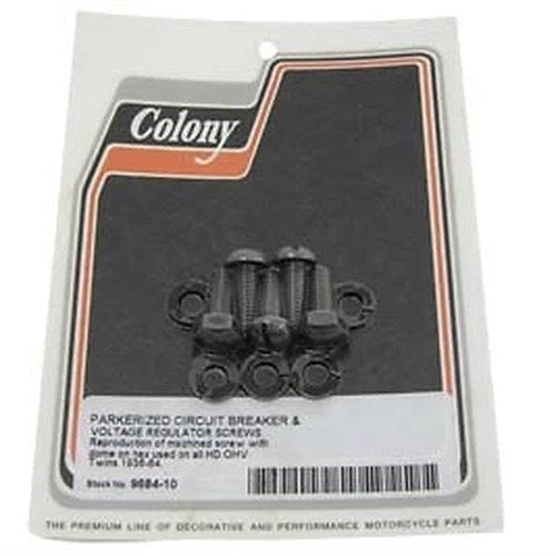 Colony Parkerized Distributor Screws - Part Number 9684-10