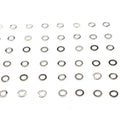 Colony Chrome Flat Washer - 1/4 Inch Inner Diameter (50 Pack)