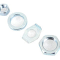V-Twin 71147Z Zinc Rear Axle Nut and Lock Kit for Big Twin (1930-1972)