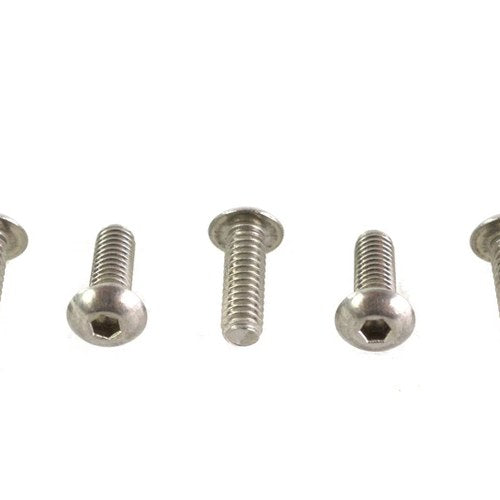 Colony Allen Button Head Screws Stainless Steel For 8-32 X 1/2 Inch