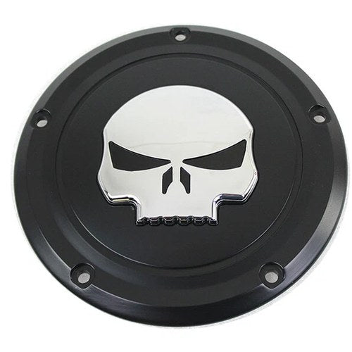 V-Twin 78288B Black For 5 Hole Skull Derby Cover