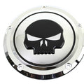 V-Twin 78288 Chrome For 5 Hole Skull Derby Cover