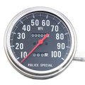 V-Twin 71473RWO Police Speedometer For 2:1 Ratio - Customizable Face