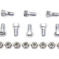 Colony For 2800-16 Rear Brake Drum Bolt And Nut Kit - Chrome Plated
