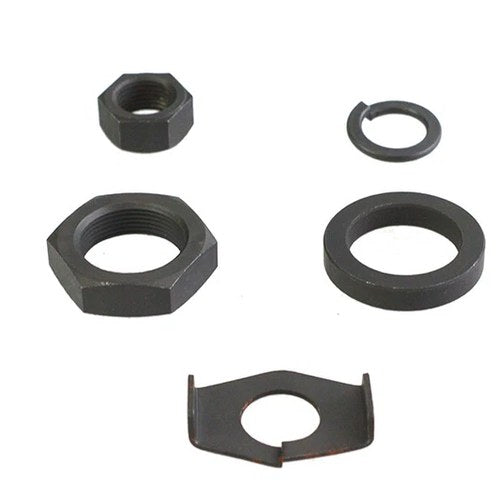 V-Twin For 44-1046 Parkerized Rear Axle Nut And Lock Kit