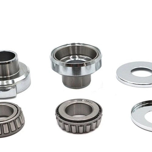 Chrome Fork Neck Cup Kit with Stops for Harley-Davidson