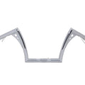 10 inch Pirate Z-Bar Handlebar Chrome for Harley-Davidson