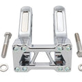 Wyatt Gatling 6 inch Pirate Style Riser Set Chrome for Harley-Davidson