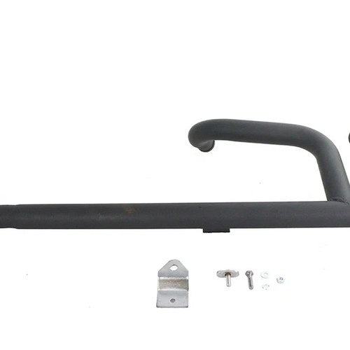 Wyatt Gatling 2:1 Fishtail Exhaust Header Pipe Black for Harley-Davidson