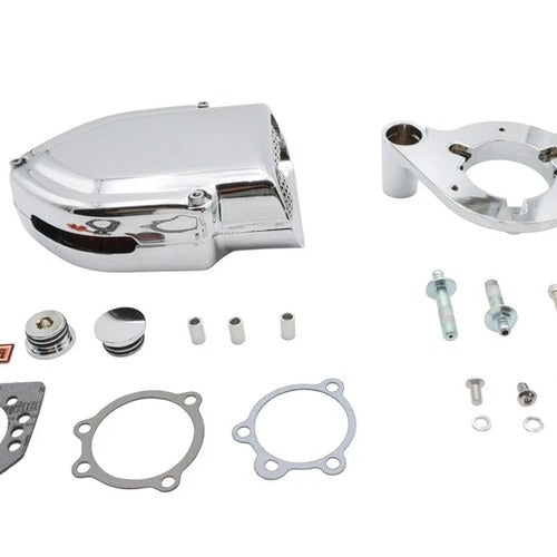 Wyatt Gatling V-Charger Air Cleaner Kit Chrome for Harley-Davidson