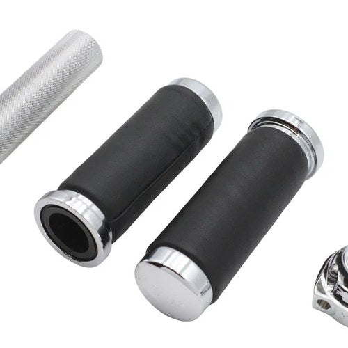 Ultima Twist Grip Assembly Chrome for Harley-Davidson