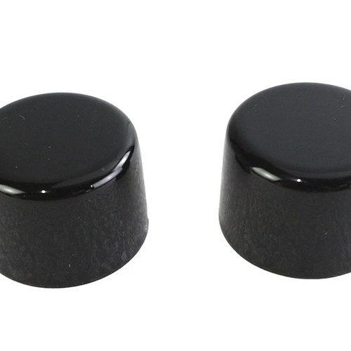 Short Magnetic Docking Points Cover Set Gloss Black for Harley-Davidson