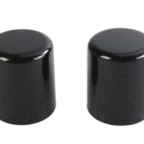 Small Magnetic Docking Points Cover Set Gloss Black for Harley-Davidson