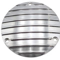 80 inch Finned Derby Cover Polished for Harley-Davidson