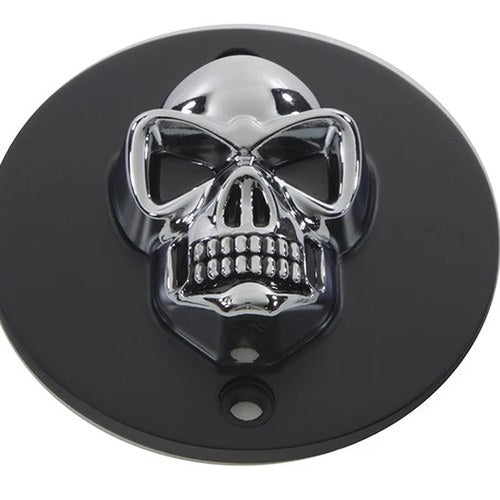 Black Skull Style Point Cover for Harley-Davidson