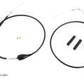 43 inch Stainless Steel Throttle and Idle Cable Set Black Co for Harley-Davidson