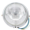 5-3/4 inch Round Headlamp Chrome Side Mount for Harley-Davidson