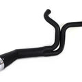 Flt Offset Megaphone 2:1 1-3/4 inch Exhaust Black with Chro for Harley-Davidson