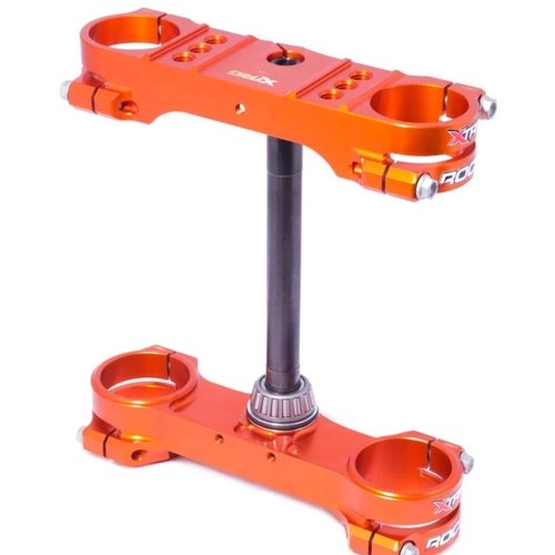 XTrig Rocs Tech Triple Clamp for KTM 85 SX & 105 SX – Orange, 14mm Offset