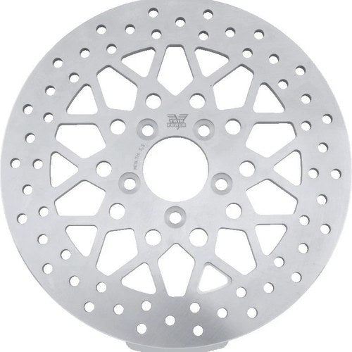 Twin Power 08-Up Flh Flt Rear 11.8-Inch Solid Rotor Mesh for Harley Davidson