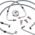 Twin Power Stainless Steel Brake Line Kit for Harley Davidson Flhr Models