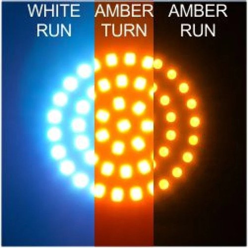 Letric Lighting Bullet Style Switchbacks Amber/Amber for 99+ Models