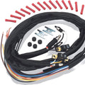 Twin Power Black Handlebar Switches with Wires for Harley Davidson Big Twin & XL