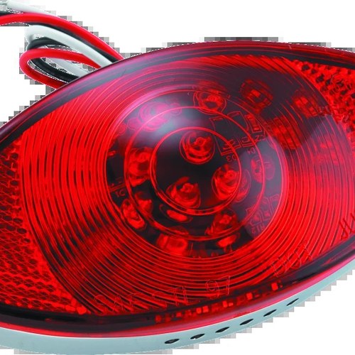 Bikers Choice Chrome LED Cateye Taillight for Harley-Davidson – DOT Approved